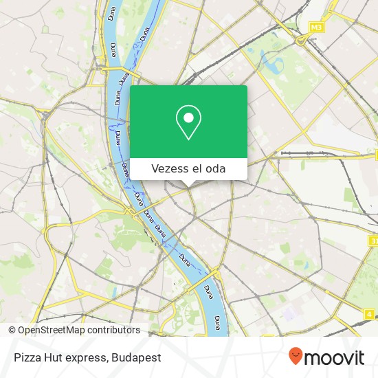 Pizza Hut express térkép