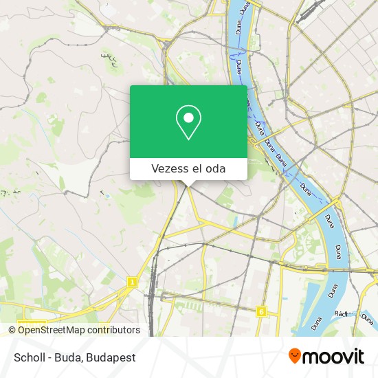 Scholl - Buda térkép