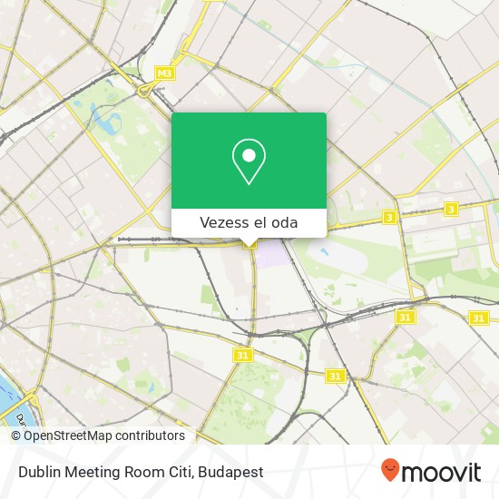 Dublin Meeting Room Citi térkép