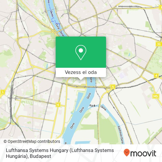 Lufthansa Systems Hungary (Lufthansa Systems Hungária) térkép