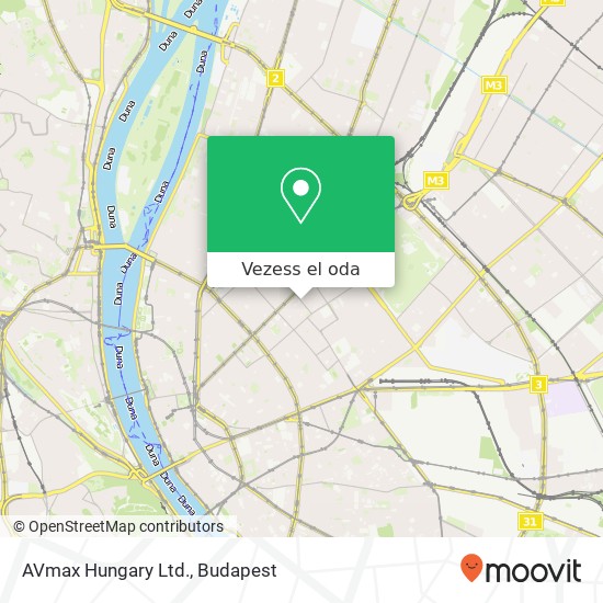 AVmax Hungary Ltd. térkép