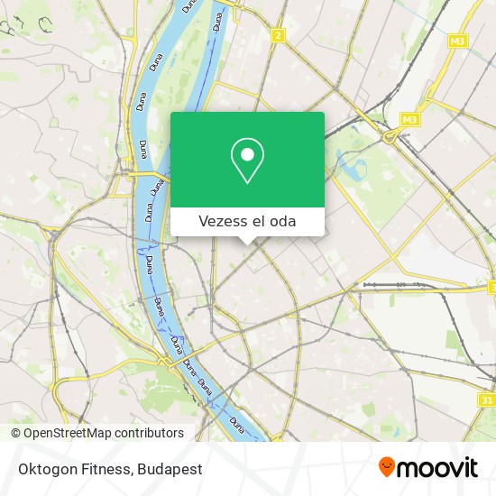 Oktogon Fitness térkép