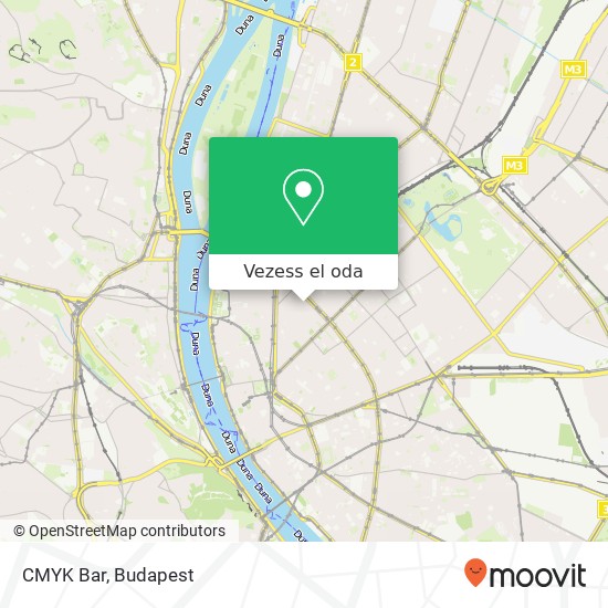 CMYK Bar térkép