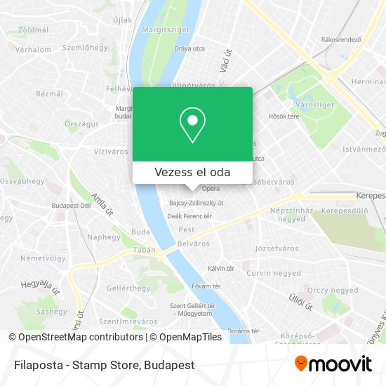 Filaposta - Stamp Store térkép