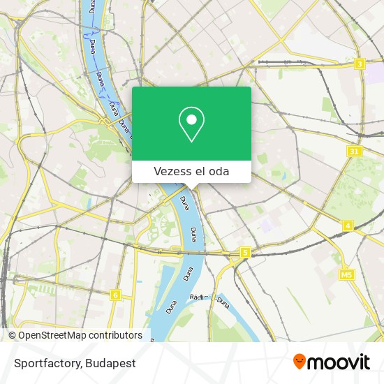 Sportfactory térkép