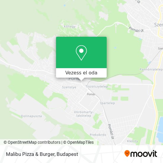 Malibu Pizza & Burger térkép
