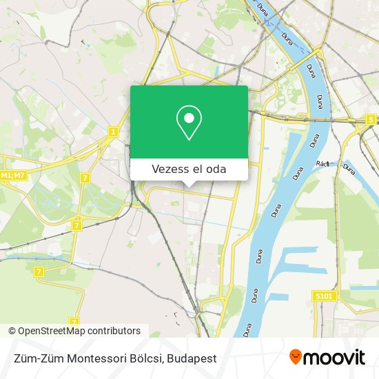 Züm-Züm Montessori Bölcsi térkép