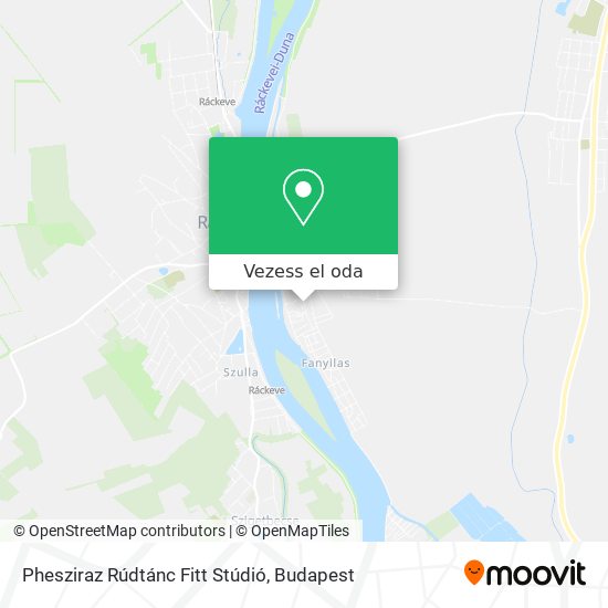 Phesziraz Rúdtánc Fitt Stúdió térkép