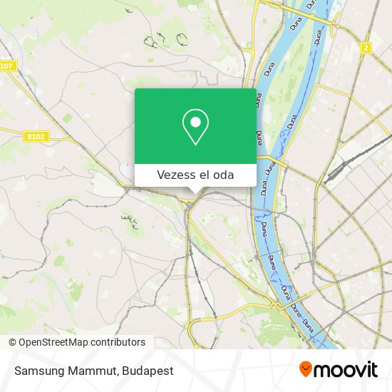 Samsung Mammut térkép