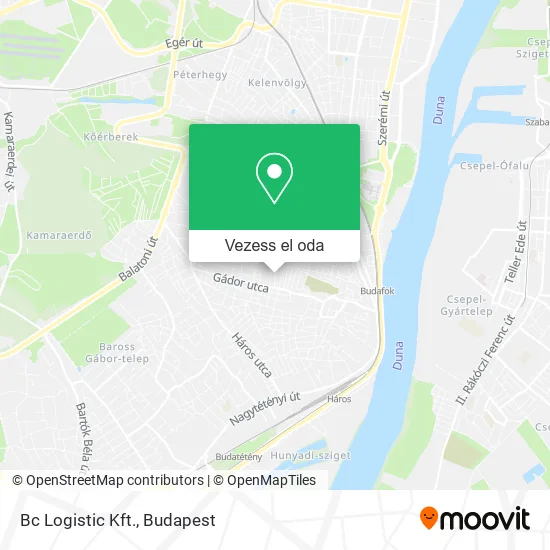 Bc Logistic Kft. térkép
