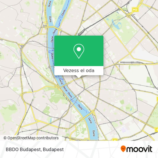 BBDO Budapest térkép