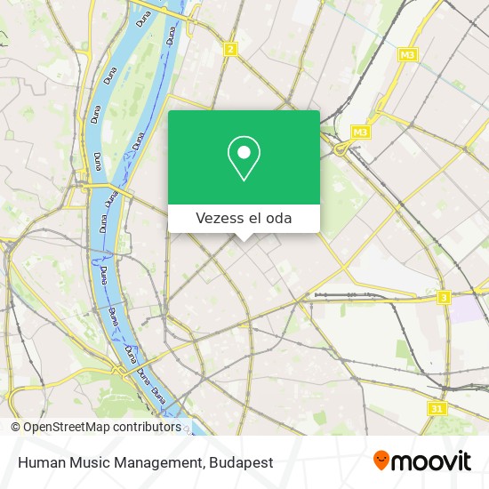 Human Music Management térkép