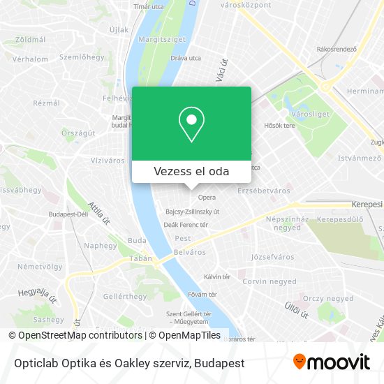 Opticlab Optika és Oakley szerviz térkép