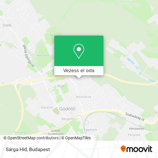 Sárga Híd térkép
