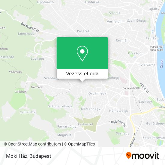 Moki Ház térkép