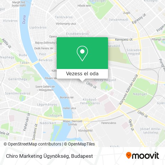 Chiro Marketing Ügynökség térkép