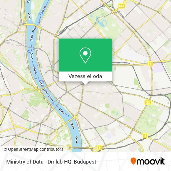 Ministry of Data - Dmlab HQ térkép