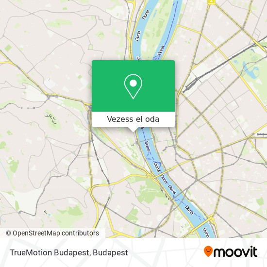 TrueMotion Budapest térkép