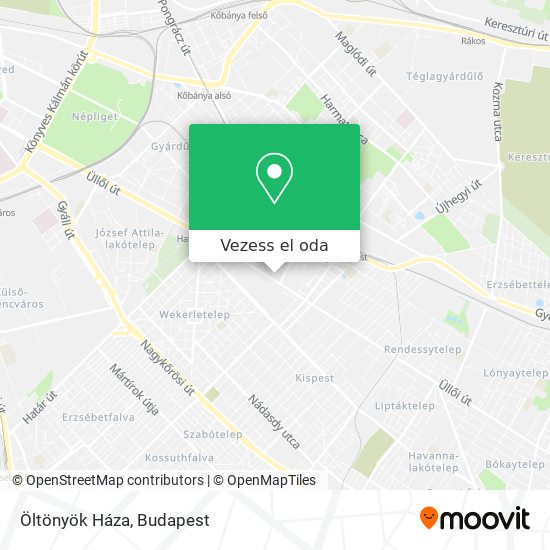 Öltönyök Háza térkép