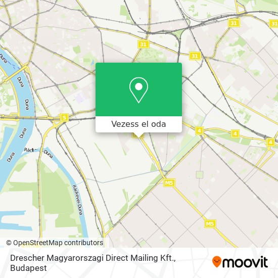 Drescher Magyarorszagi Direct Mailing Kft. térkép