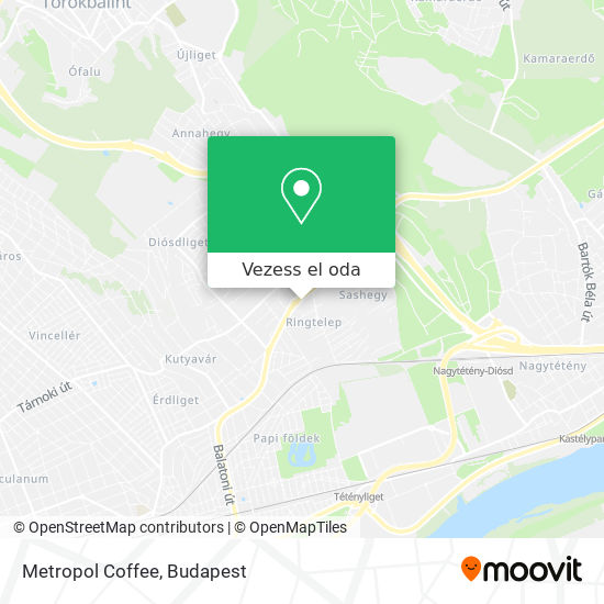 Metropol Coffee térkép