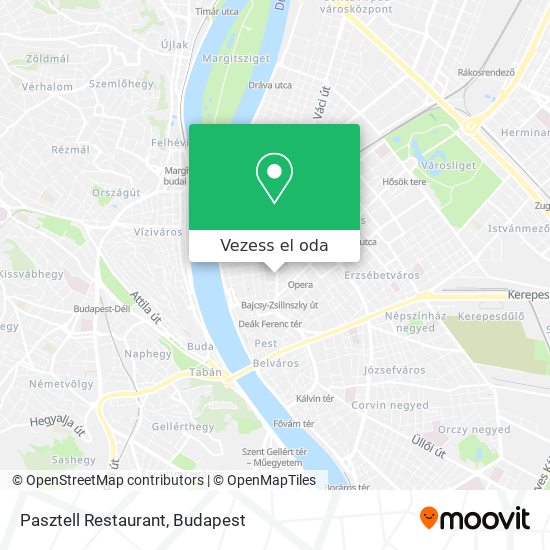 Pasztell Restaurant térkép