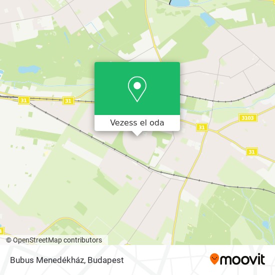 Bubus Menedékház térkép