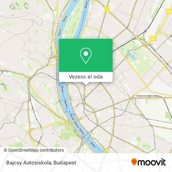 Bajcsy Autosiskola térkép