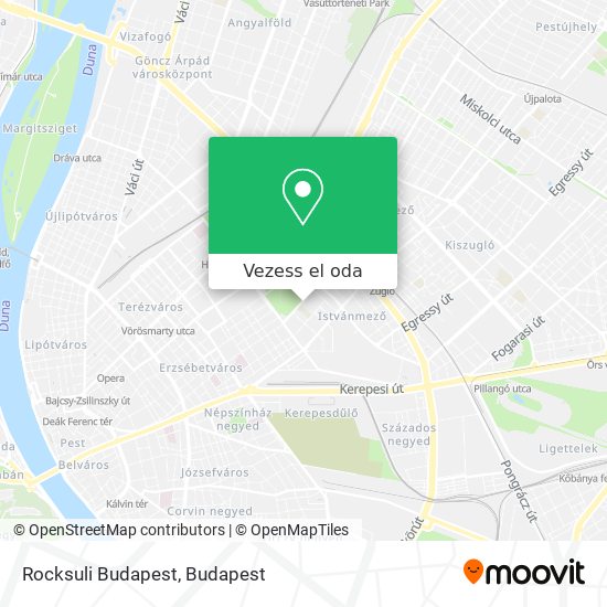 Rocksuli Budapest térkép