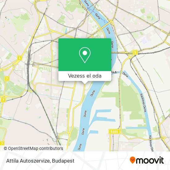 Attila Autoszervize térkép