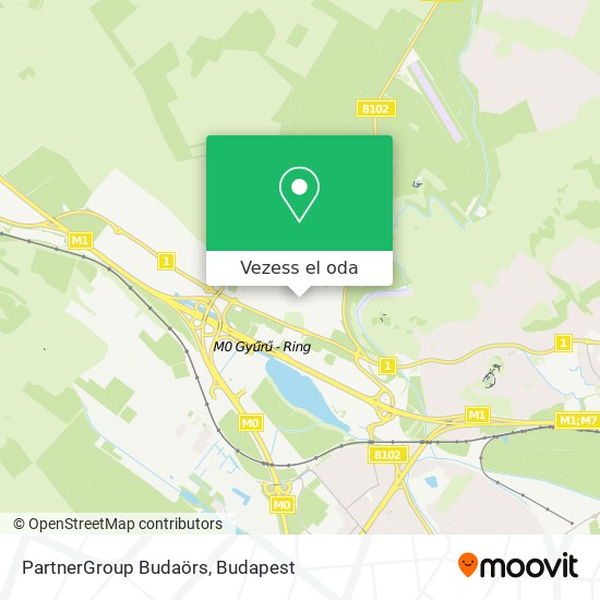 PartnerGroup Budaörs térkép