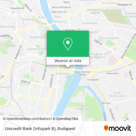 Unicredit Bank (Infopark B) térkép