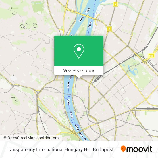 Transparency International Hungary HQ térkép
