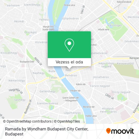 Ramada by Wyndham Budapest City Center térkép