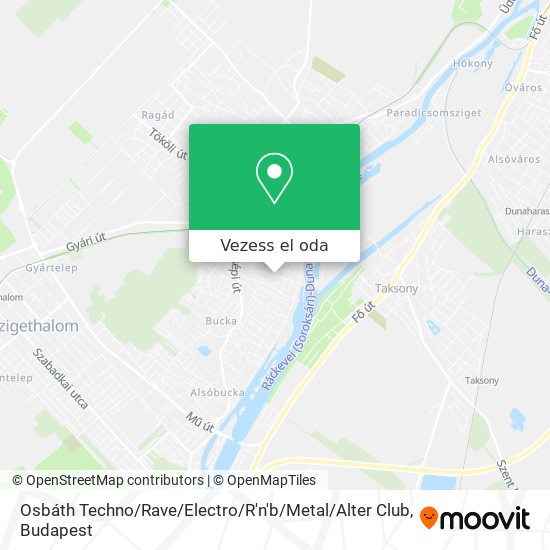 Osbáth Techno / Rave / Electro / R'n'b / Metal / Alter Club térkép