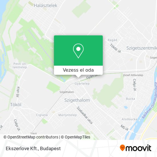Ekszerlove Kft. térkép