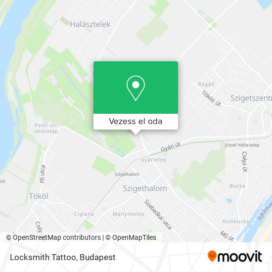 Locksmith Tattoo térkép