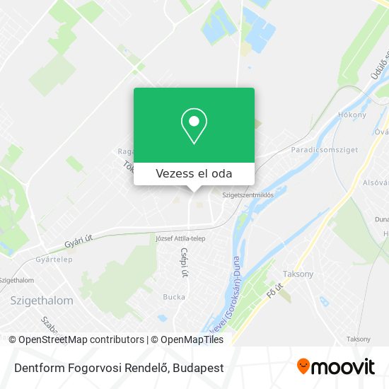 Dentform Fogorvosi Rendelő térkép