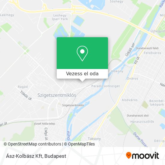 Ász-Kolbász Kft térkép