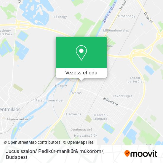 Jucus szalon/ Pedikűr-manikűr& műköröm/ térkép