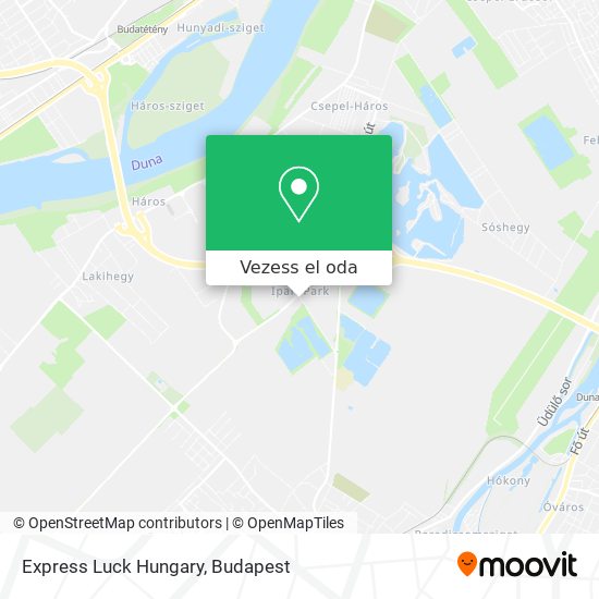 Express Luck Hungary térkép