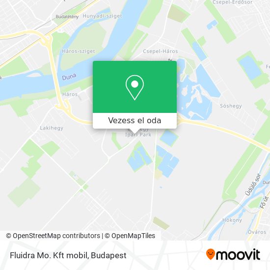 Fluidra Mo. Kft mobil térkép