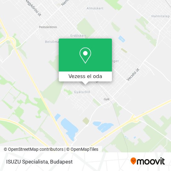 ISUZU Specialista térkép