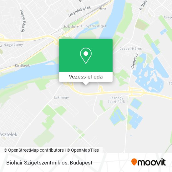 Biohair Szigetszentmiklós térkép