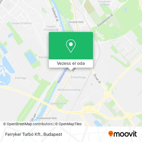 Ferryker Turbó Kft. térkép