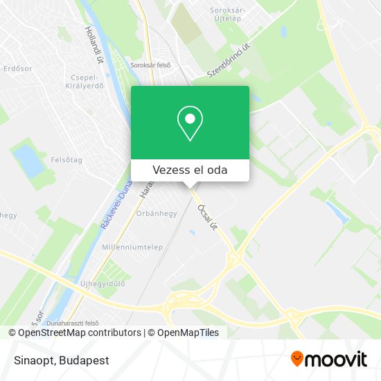 Sinaopt térkép