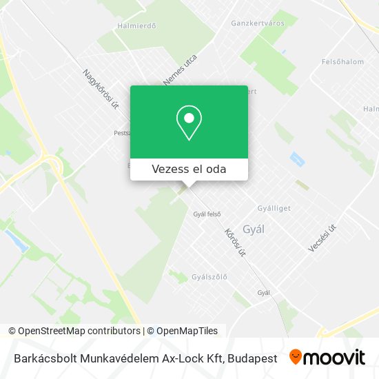 Barkácsbolt Munkavédelem Ax-Lock Kft térkép