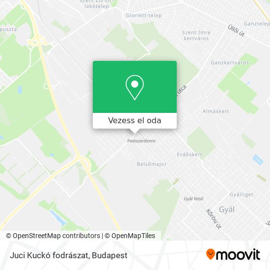 Juci Kuckó fodrászat térkép
