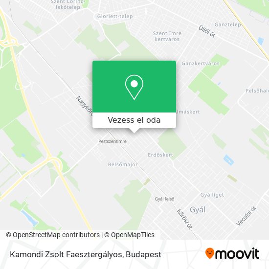 Kamondi Zsolt Faesztergályos térkép