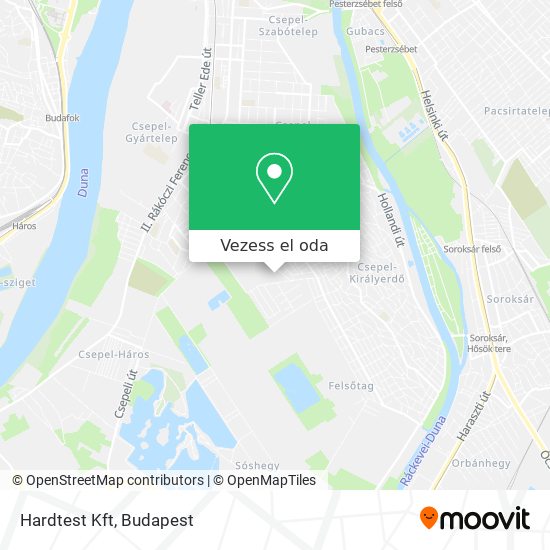 Hardtest Kft térkép